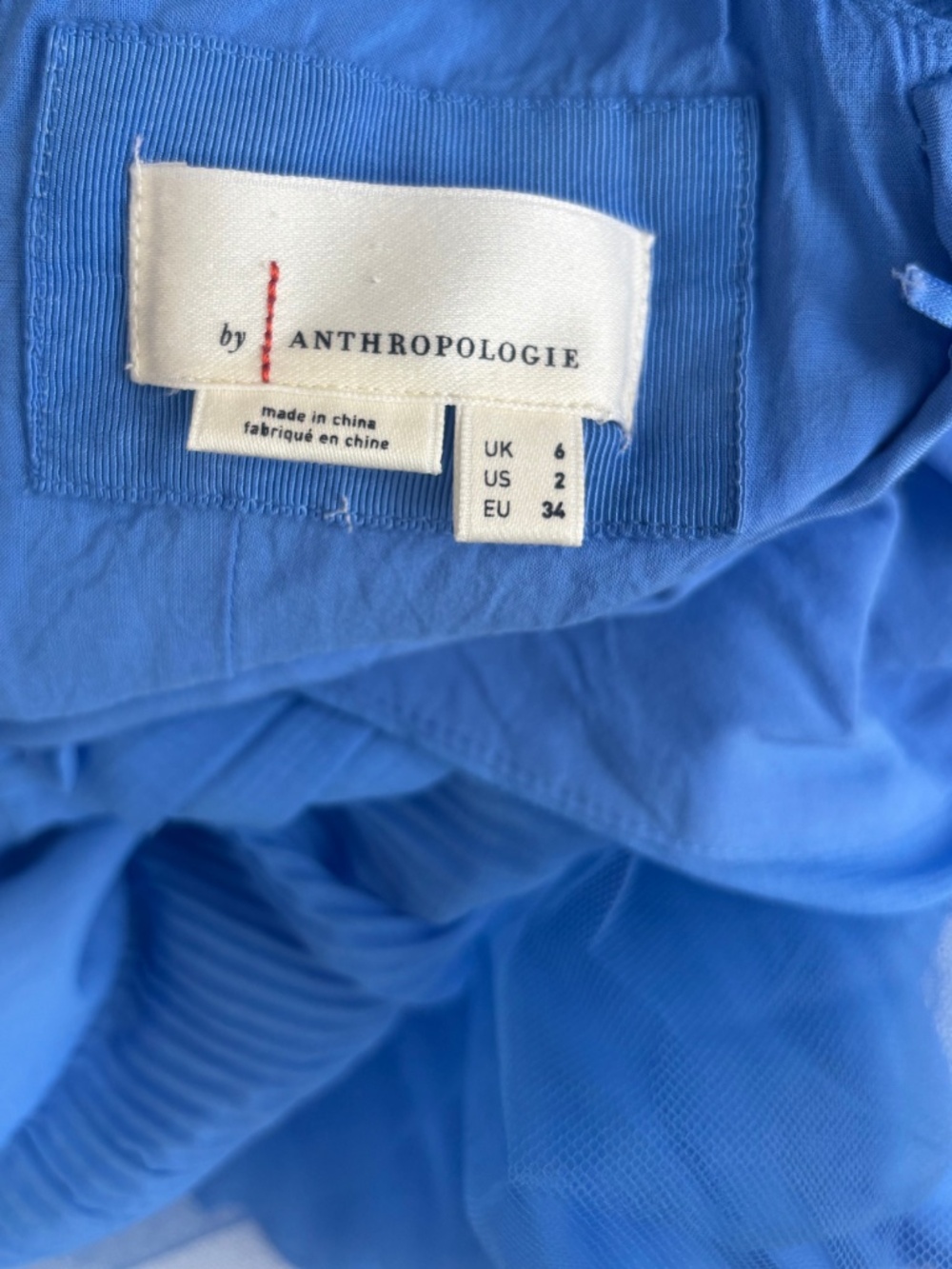 By Anthropologie V-Neck Tiered Pleated Dress 〡 Size 2 - Picture 12 of 16